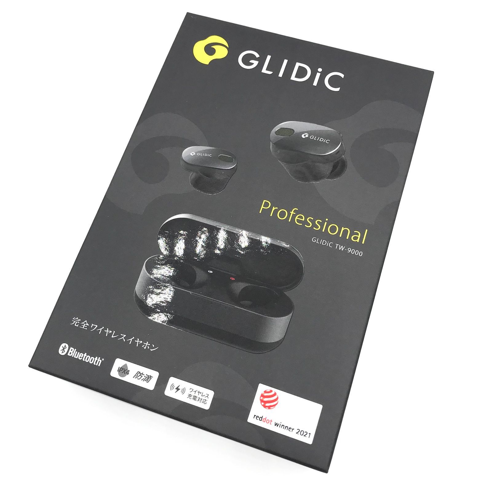 ▽【新品未使用】GLIDiC TW-9000 完全ワイヤレスイヤホン メタリック