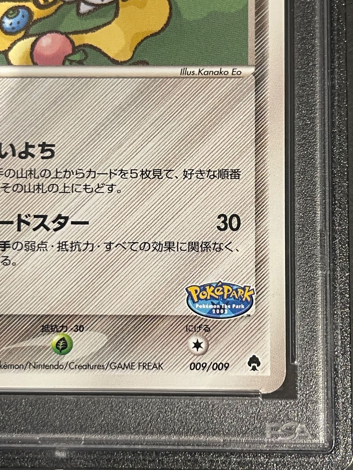 ポケモンカード 2005年 ポケパークのジラーチ 009/009 PSA10鑑定品
