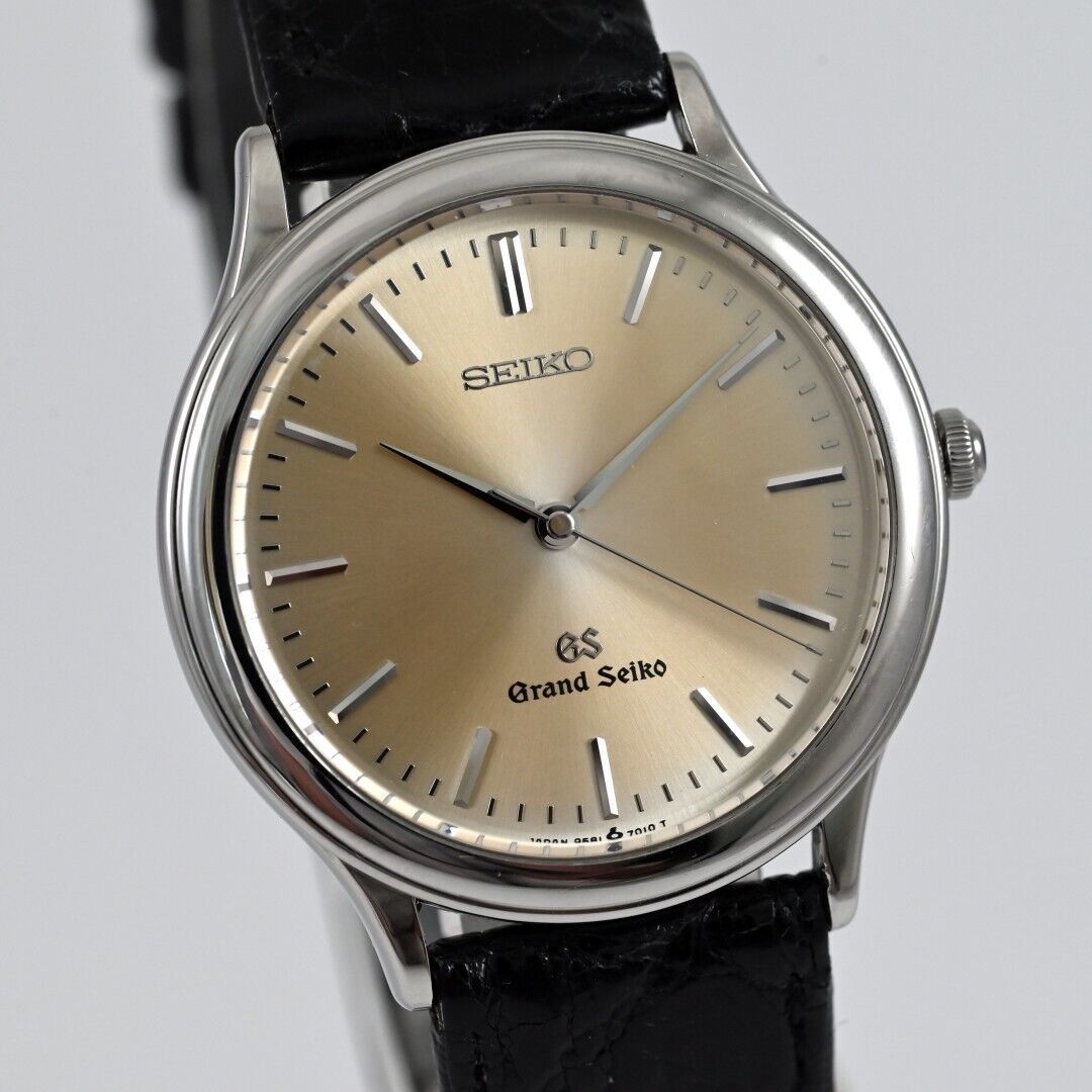 良品 【SEIKO】セイコー Grand Seikoグランドセイコー 34mm Silver Dial SBGS001 Ref.9581-7000  年差クォーツ Quartz - メルカリ