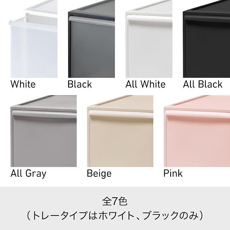 住宅設備 ライクイット (like-it) 収納ボックス クローゼットシステム 引き出し S 約幅32x奥52x高16.1cm ブラック CS-D1 奥行き52cm クローゼット収納にピッタリ 1
