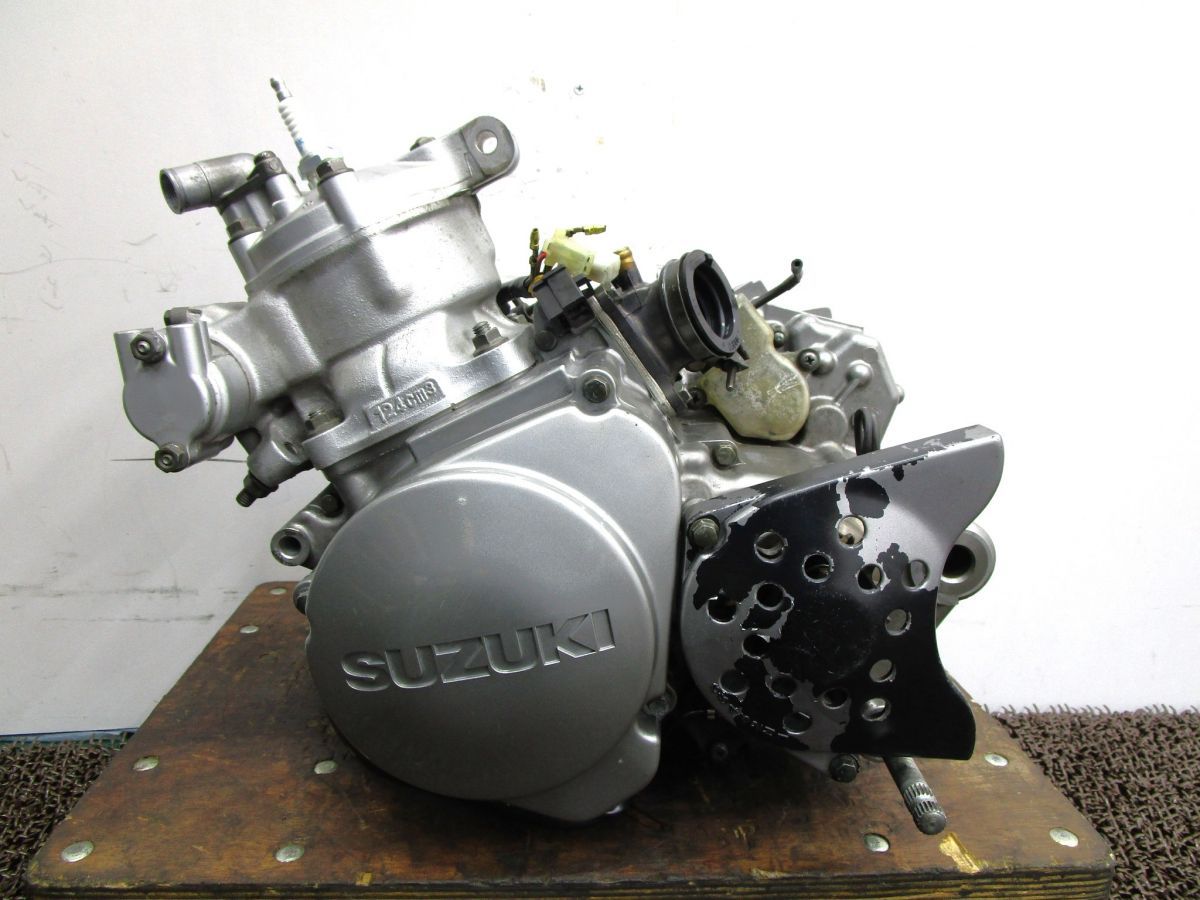 TS125R エンジン A5554 SF15A 始動 済み OH素材に スズキ F115 キャブ車 動画有