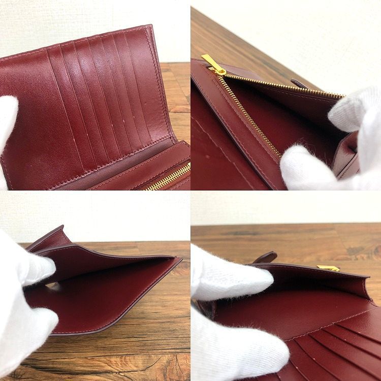 444 送料込み！ 極美品 CELINE ミディアムストラップウォレット  