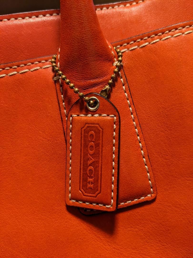 【美品】Coach コーチ ラージマデリントートバッグ・リボンスカーフ付き