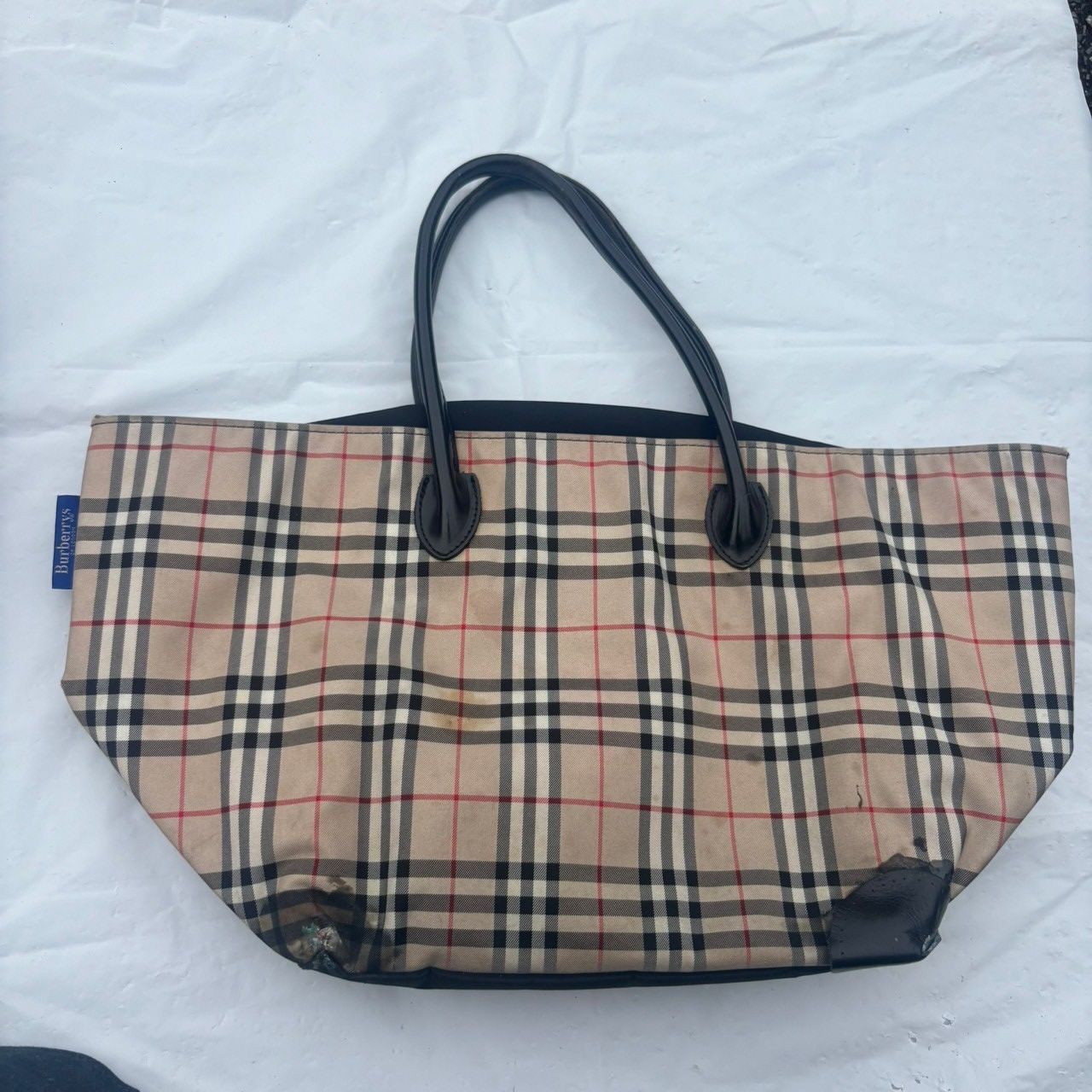 BURBERRY バーバリー トートバッグ ハンドバッグ ノバチェック - メルカリ
