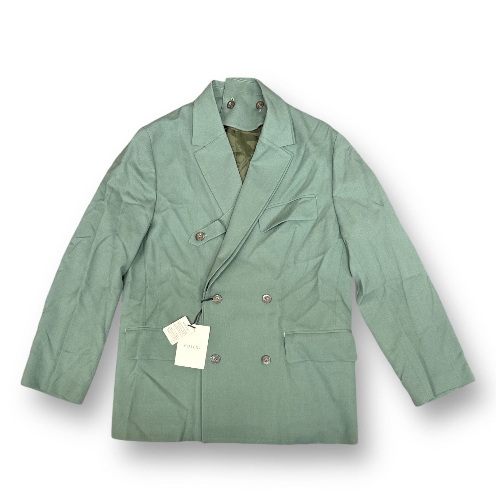 定価63800円 新品 CULLNI 23AW Twill Double Collar Jacket ツイル 