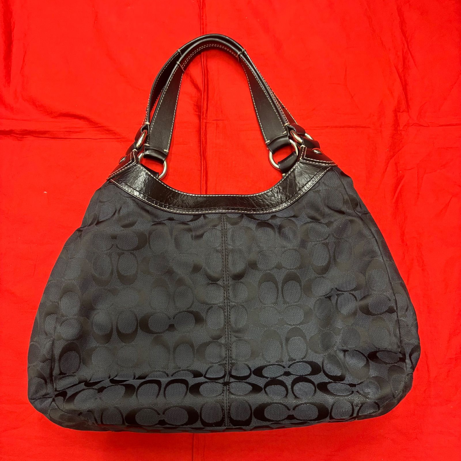 coach バッグ F15083 シグネチャー ショルダーバッグ ハンドバッグ 