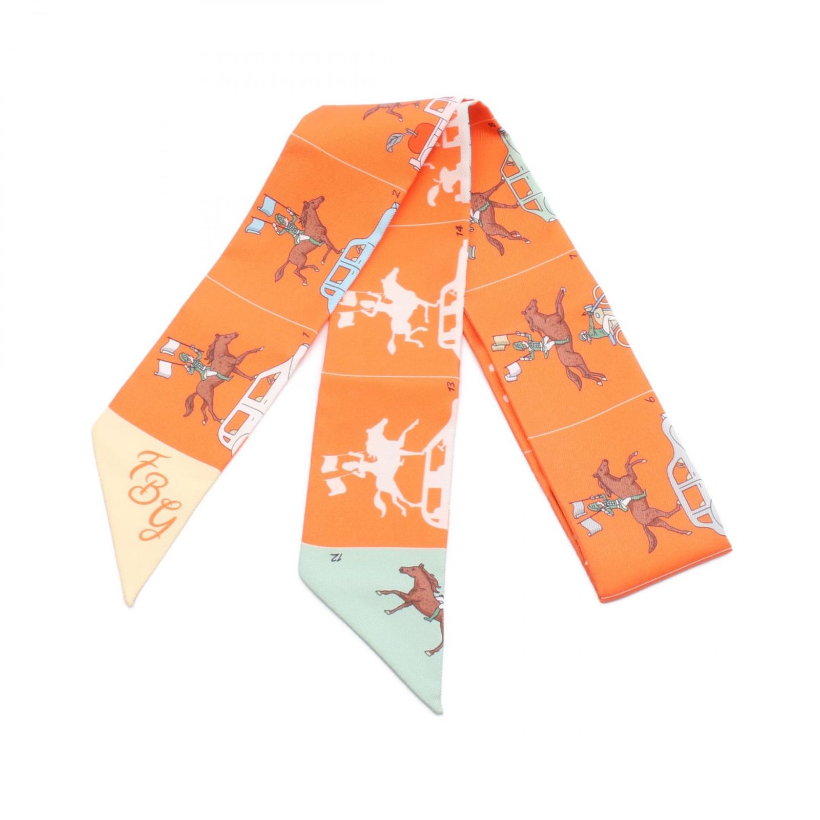 エルメス HERMES スカーフ ツイリー HERMES PARADE シルク トゥイリー レディース Used A