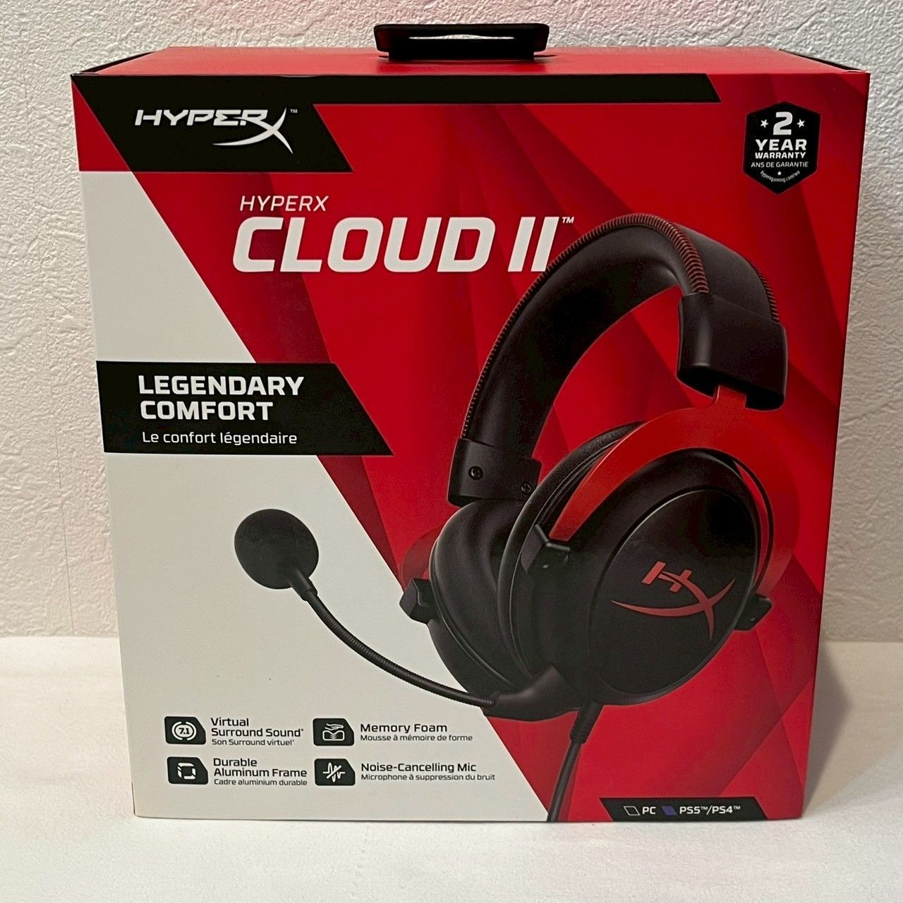 美品・付属品完備】HyperX/Cloud/II/ゲーミングヘッドセット/箱 美品・付属品完備】HyperX/Cloud/II/ゲーミングヘッドセット/箱