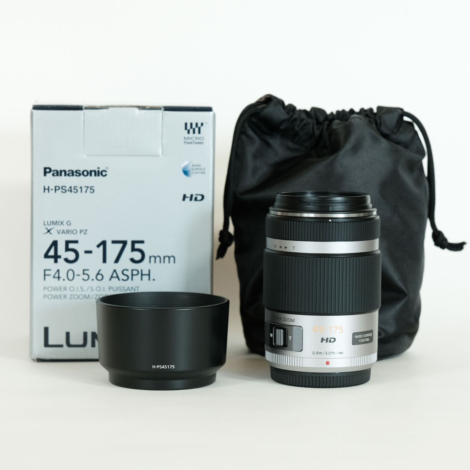美品] Panasonic LUMIX G X VARIO PZ 45-175mm / F4.0-5.6 ASPH 