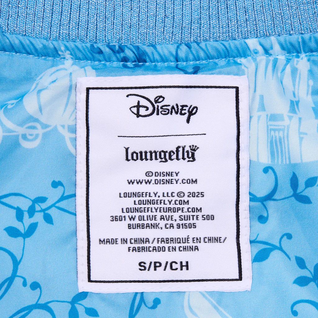 【Disney x Loungefly】75周年 シンデレラ ボンバー ジャケット Disney x Loungefly】75周年 シンデレラ ボンバー ジャケット