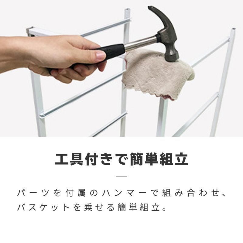 衣類収納 3段ワゴン