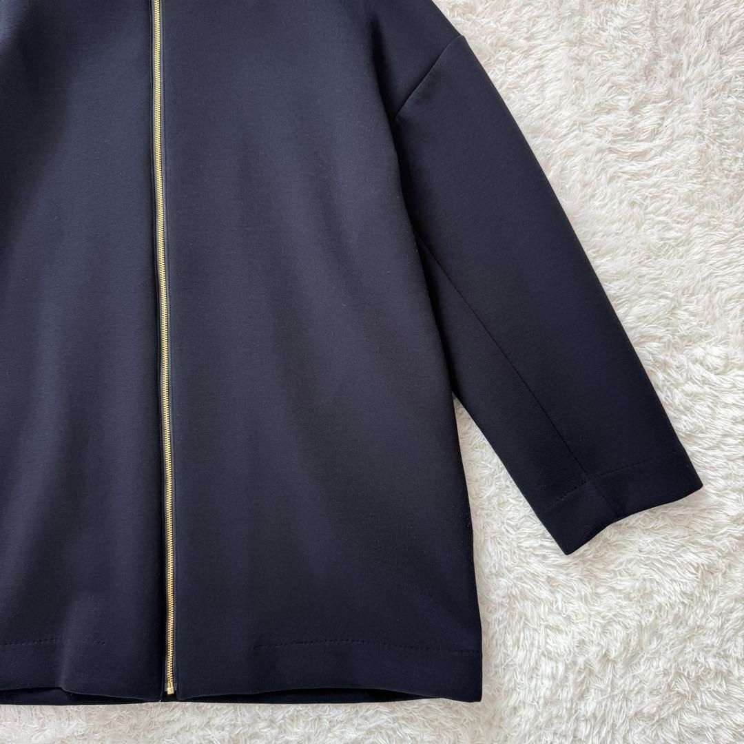 SOEJU ソージュ コクーンジップブルゾン M L ネイビー 濃紺 アウター