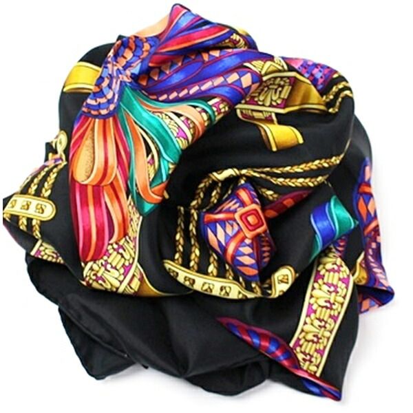 エルメス シルク スカーフ カレ90 LES RUBANS DU CHEVAL - メルカリ