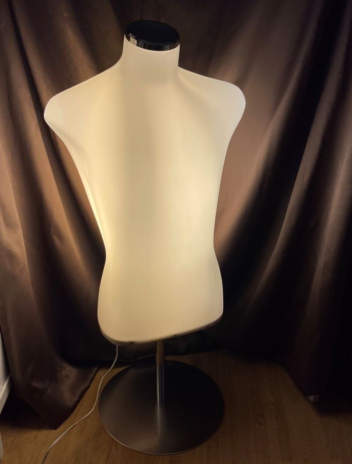 電飾ボディー】卓上タイプ 紳士トルソー 100v電源 □P-89