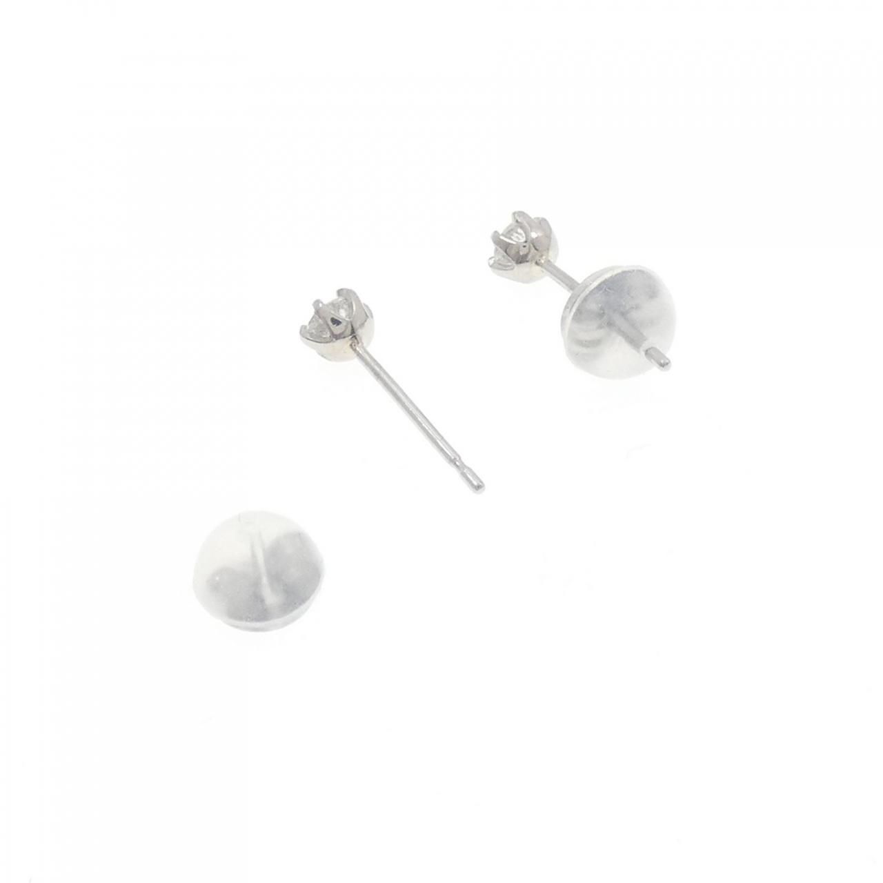 PT900 ソリティア ダイヤモンド ピアス 0.2CT - メルカリ