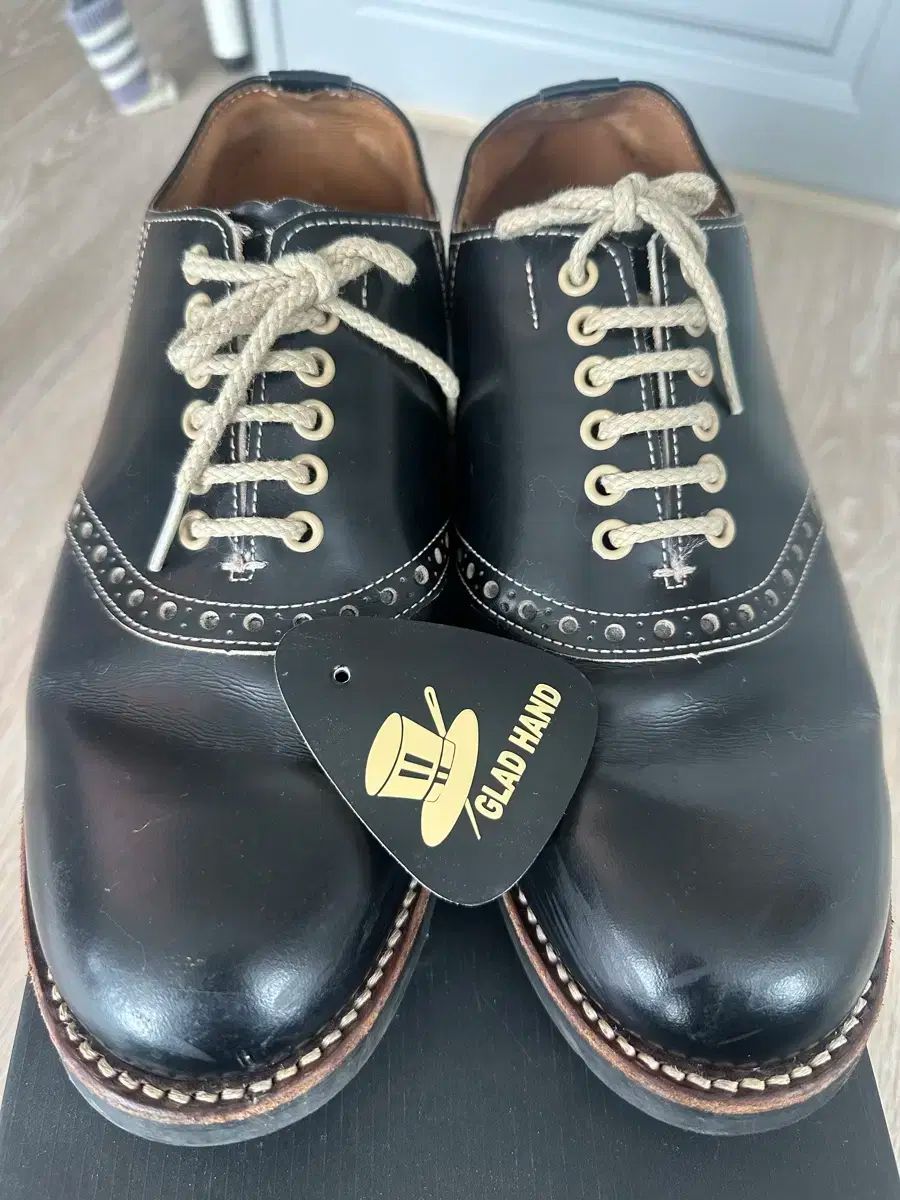 GLAD HAND グラッドハンド×REGAL リーガル サドルシューズ ブラック 606S