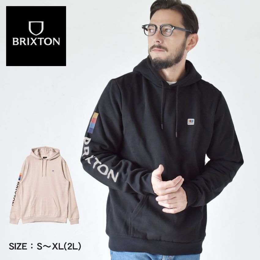 ブリクストン パーカー 02852 メンズ ALTON HOOD BRIXTON カラー:02.ベージュ 品番：2377-0011
