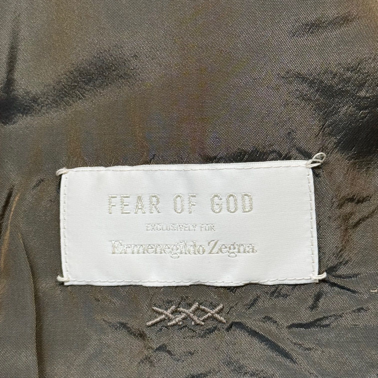 FEAR OF GOD × ErmenegildoZegna 20AW Oversized Leather Work