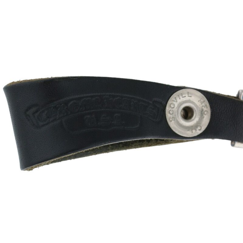 クロムハーツ BELT LOOP BSフレアボタンレザーベルトループ メンズ