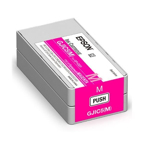 (まとめ) EPSON GJIC5M インクカートリッジ マゼンタ  