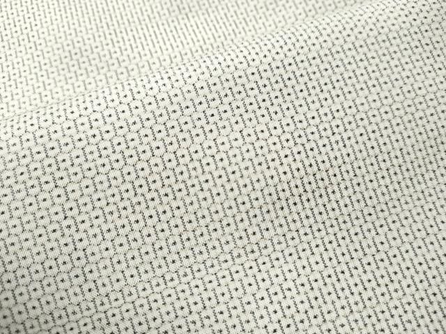 平和屋着物○男性 本場大島紬 アンサンブル 100亀甲 羽裏：鳥獣戯画 総