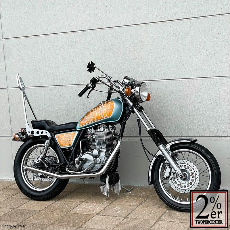 トルクコーン ロングドラッグパイプマフラー テールアップ SR400/500 - メルカリ