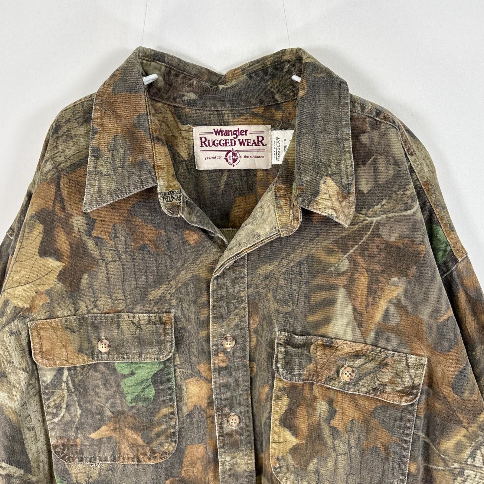 Wrangler ラングラー　オーバーオール　リアルツリー　カモ　ビッグサイズ d7c3ee9de3e1ca27981c106cab18f4