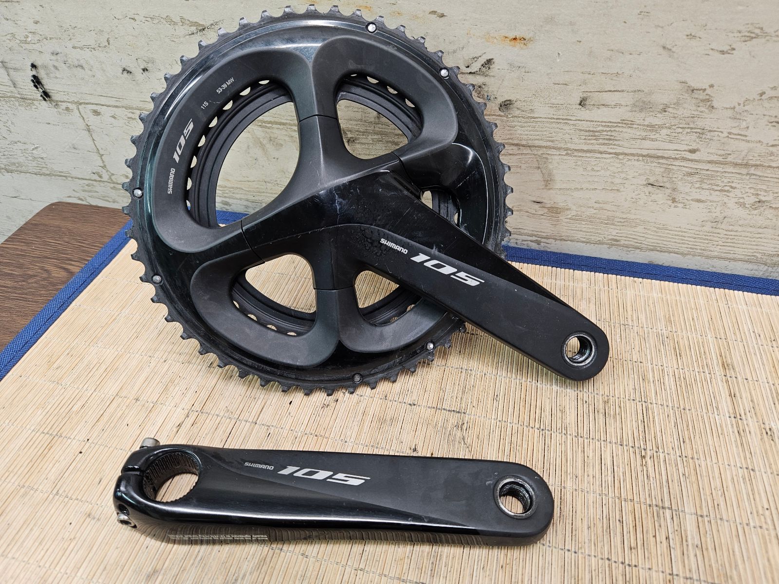SHIMANO FC-R7000 105 160mm 53-39t シマノ クランクセット ロード ミニベロ 同梱発送承中!! ZW137 T-525
