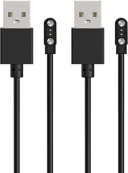 【大人気，低価】 For HOIBAI KW235M スマートウォッチ 充電ケーブル 充電器 磁気充 USB充電【KONXISA】汎用マグネット充電コード 磁気吸着 急速充電 高耐久 軽量 小さい 持ち運び便利 旅行用（2本セット） 応募券