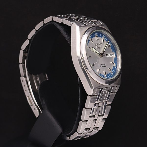 セイコー AT/自動巻 7S26-02E0 セイコーファイブ 21石 デイデイト