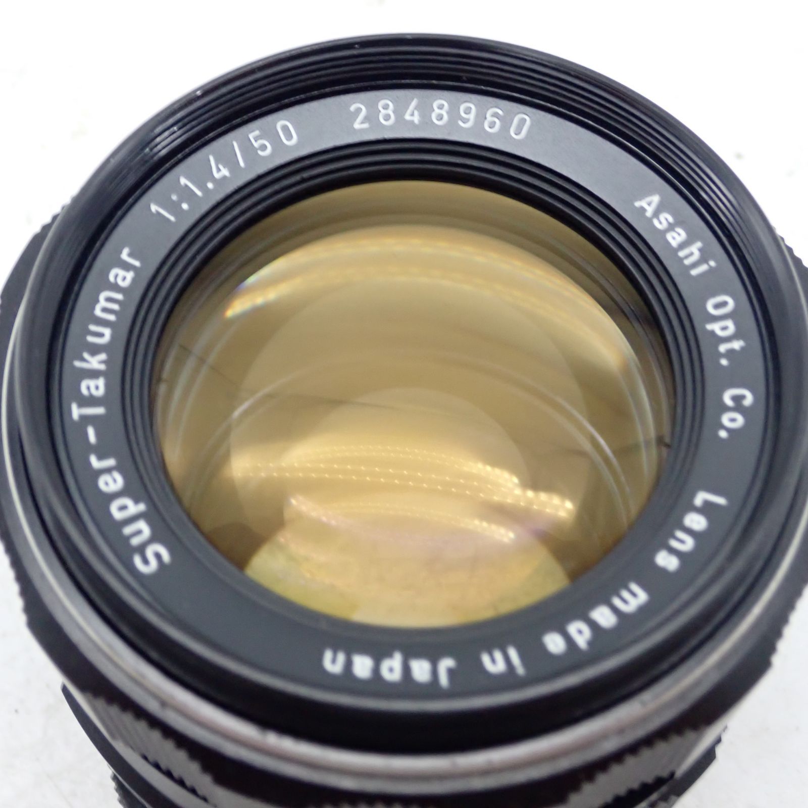 PENTAX SPF 黒 /SMC TAKUMAR f1.4/50mm #B6 美品 ASAHI PENTAX