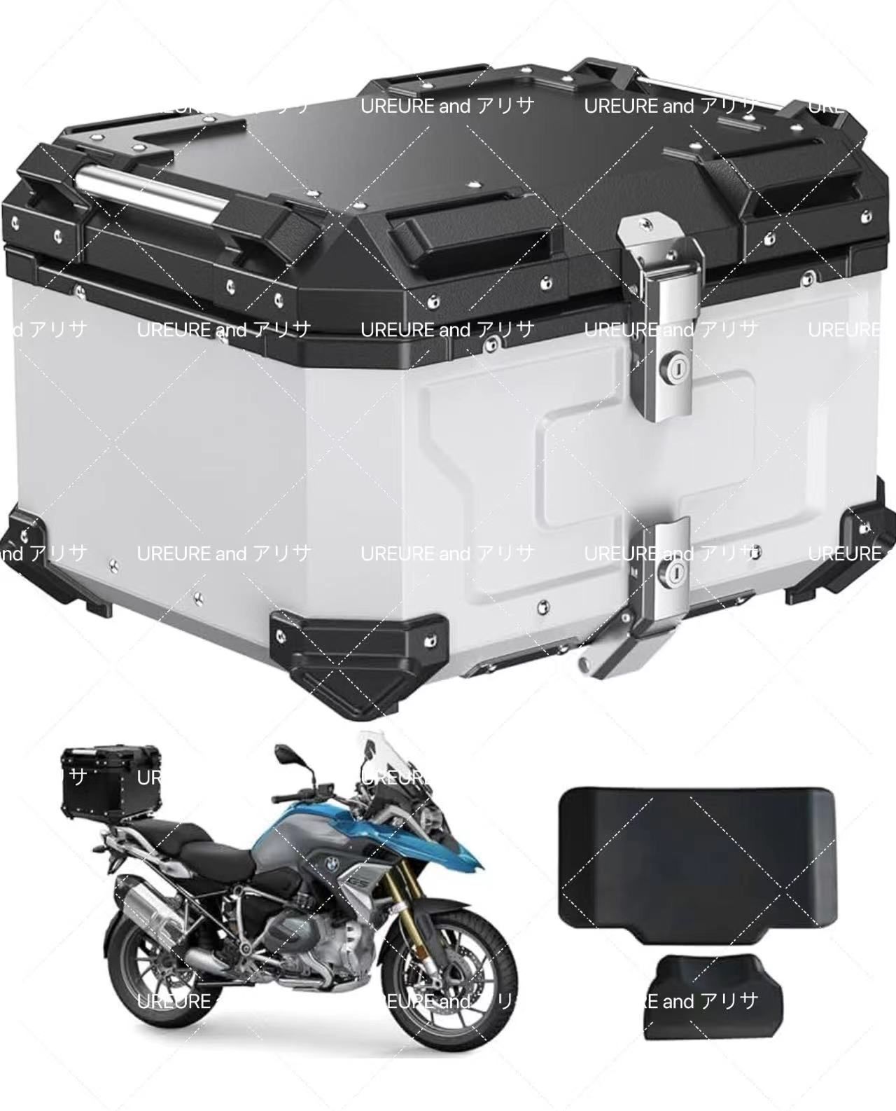 送料無料】リアボックス トップケース 大容量 55L カブ ハンターカブ CT125 クロスカブ バイク アルミ ハードケース パーツ カスタム  スーパーカブ 50 70 90 PCX 125 150 - メルカリ