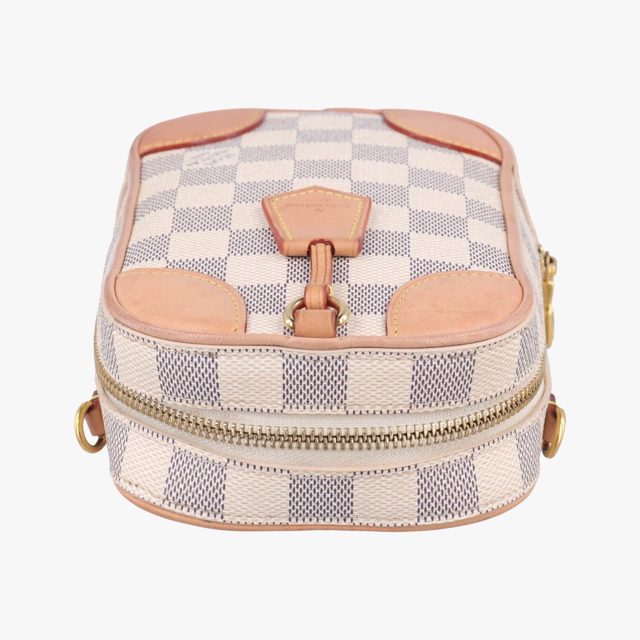 タンブール ダミエ・アズール キャンバス ストラップ S ｜ルイ