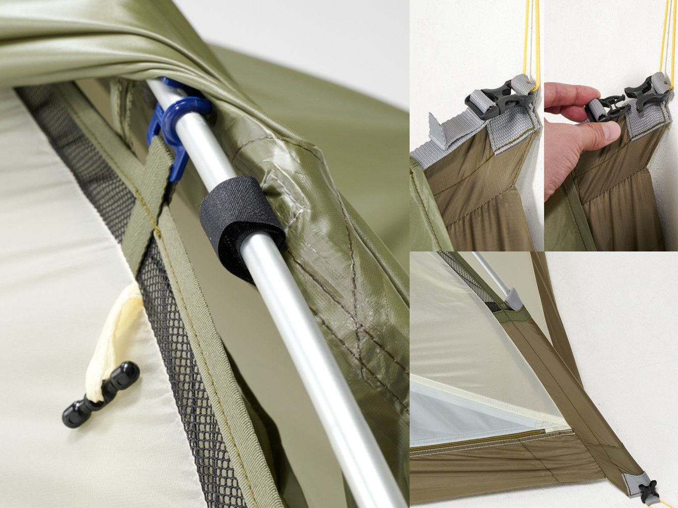 プロモンテ　超軽量テント VL-38 4S OLV 3人用 GS付 新品未使用 ≪プロモンテ≫VL-38 4S 3人用超軽量アルパインテント 商品詳細