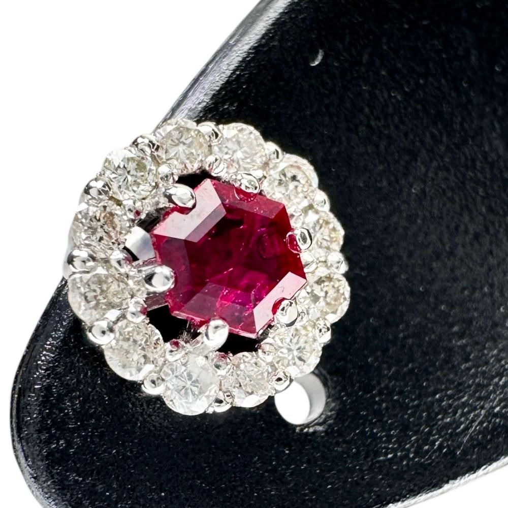 大粒　ルビー　計2ct ピアス kp2298-2.jpg