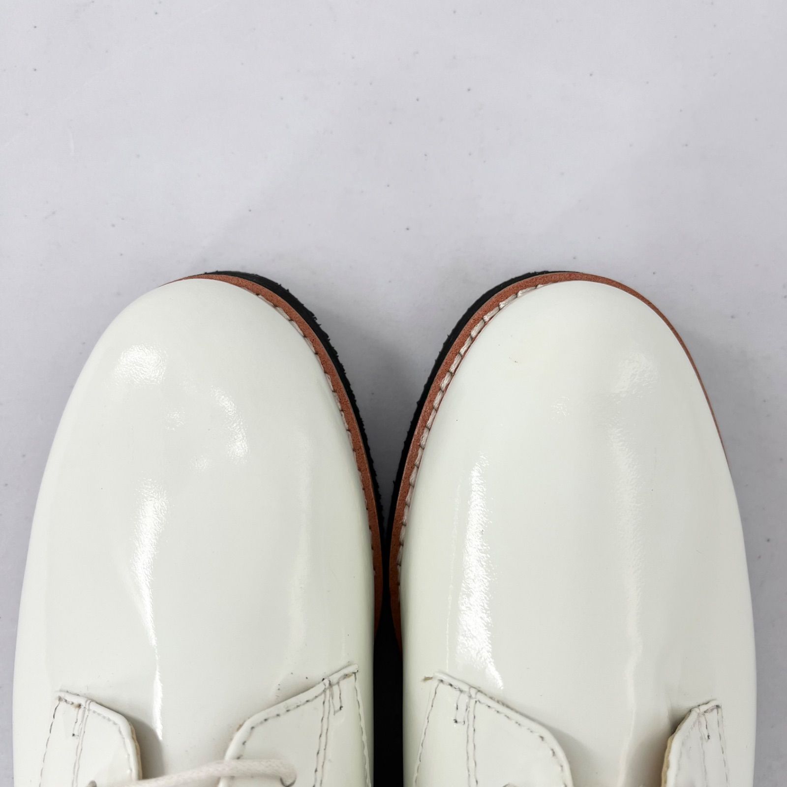 レースアップシューズ ホワイト