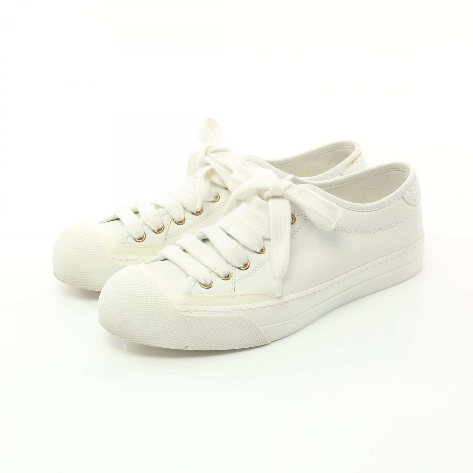 グッチ GUCCI スニーカー キャンバス 379648 ホワイト レザー 