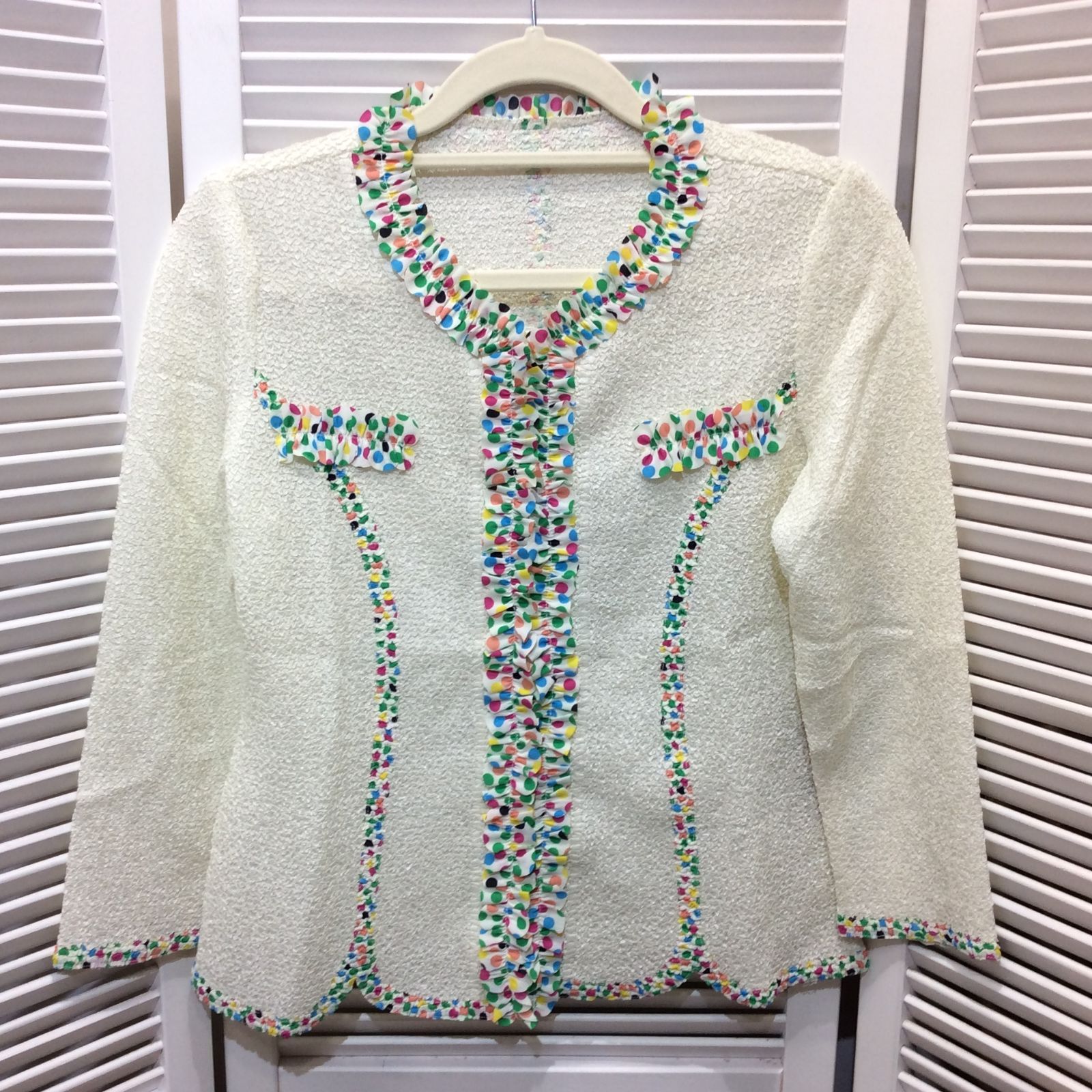 ノコプリーツ ノーカラージャケット ブラック スナップボタン ノコオーノ 42 ノコプリーツ ノーカラージャケット ブラック スナップボタン 未使用  ノコオーノ プリーツジャケット（セットアップ品） ノコオーノ トップス ジャケット