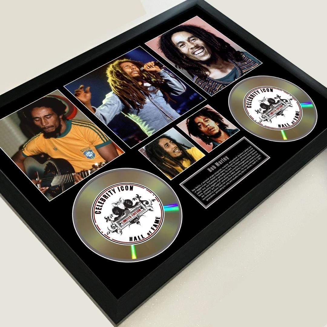 ボブ マーリー レゲエ セレブリティー アイコンフレーム 証明書付き1