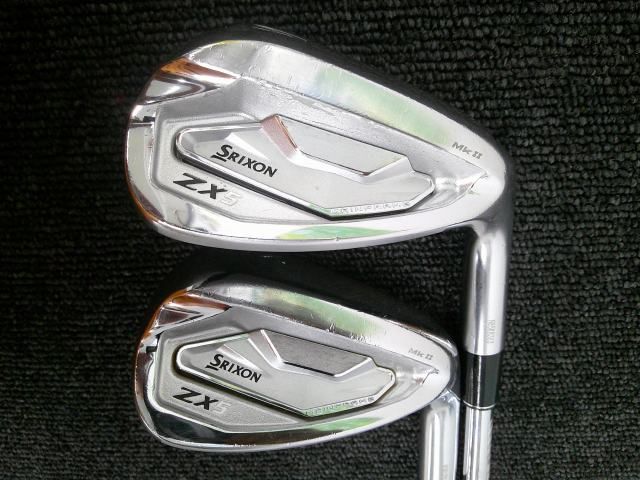 ゴッホ 中古 ウェッジ ダンロップ スリクソンZX5 Mk II AwSw 2本セット