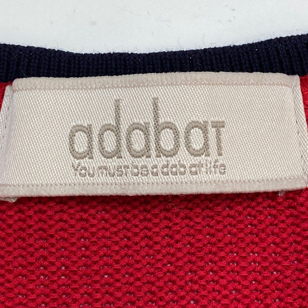 サイズ:40 ADABAT アダバット ニットカーディガン レッド系 サイズ:40 ADABAT アダバット ニットカーディガン レッド系