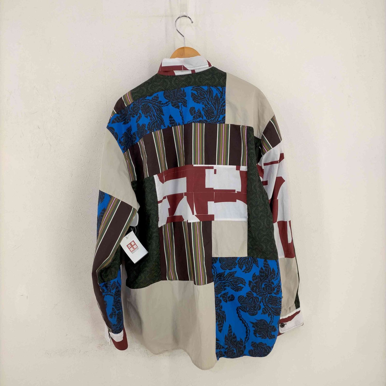 ドリスヴァンノッテン DRIES VAN NOTEN パッチワークシャツ メンズ 