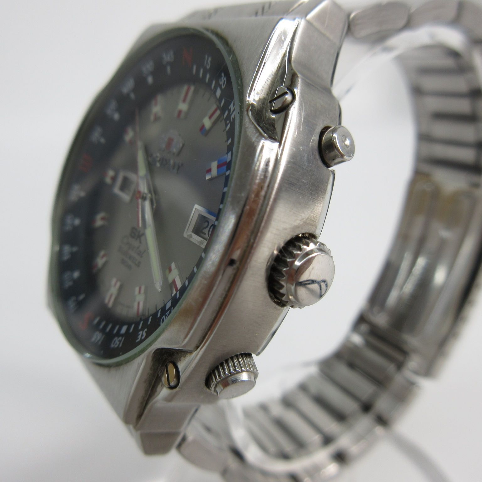 ORIENT オリエント EM5H-C0 腕時計 稼働品 自動巻 シルバー ORIENT オリエント EM5H-C0 腕時計 稼働品 自動巻 シルバー