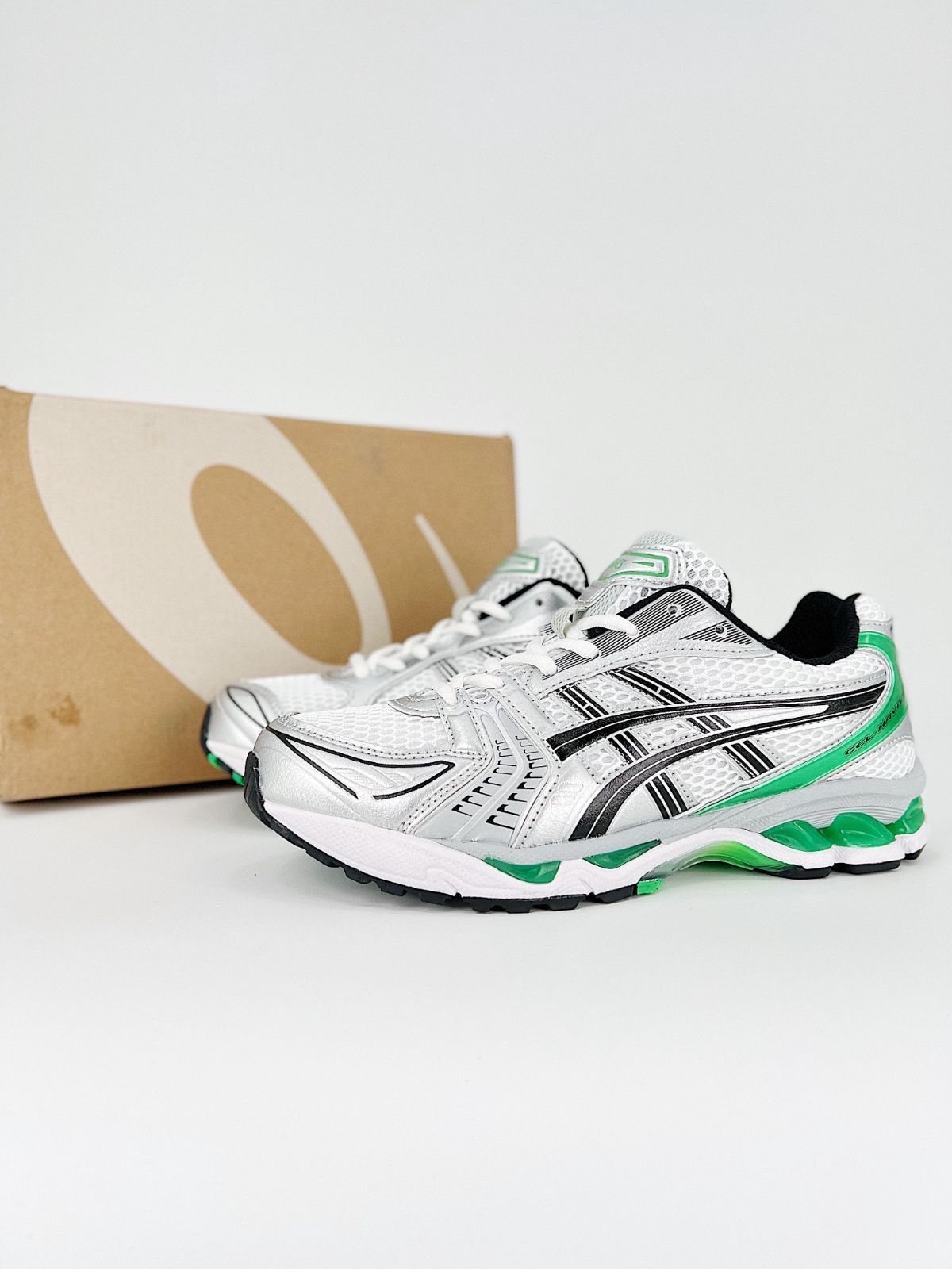 ASICS GEL-KAYANO 14 WHITE/MALACHITE GREEN 1201A019-110