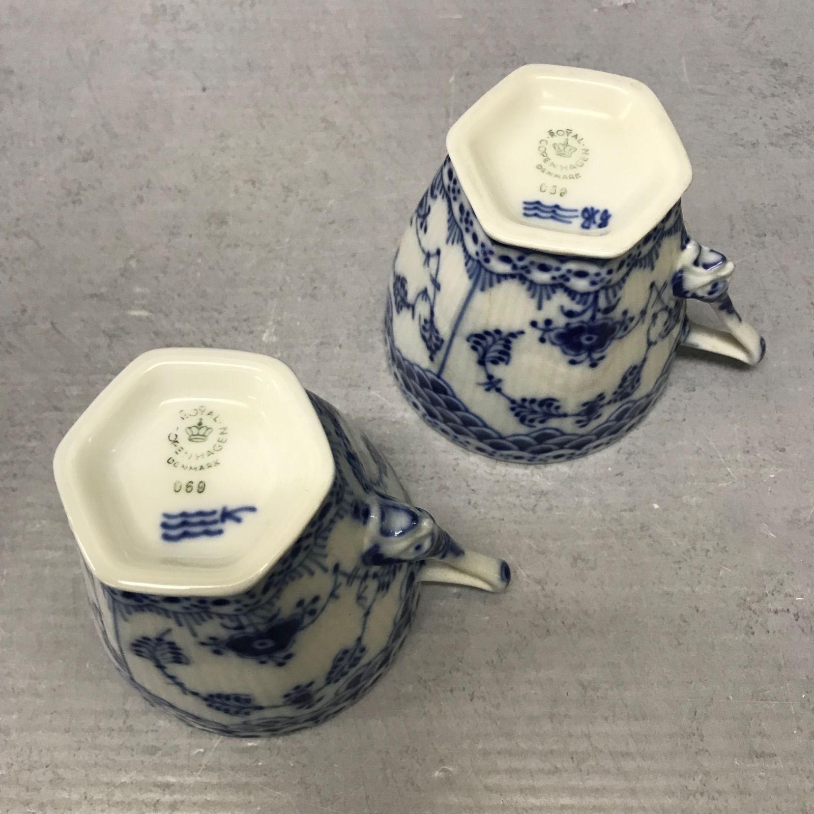 新品 わけあり ロイヤル コペンハーゲン ブルーフルーテッド フルレース