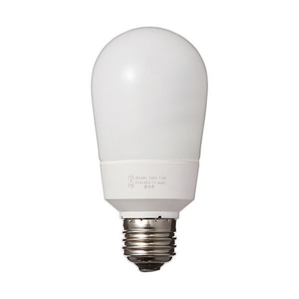 まとめ ELPA電球形蛍光灯 60W形 3波長形 昼光色 EFA15ED 11-A061H 1個 ×5セット