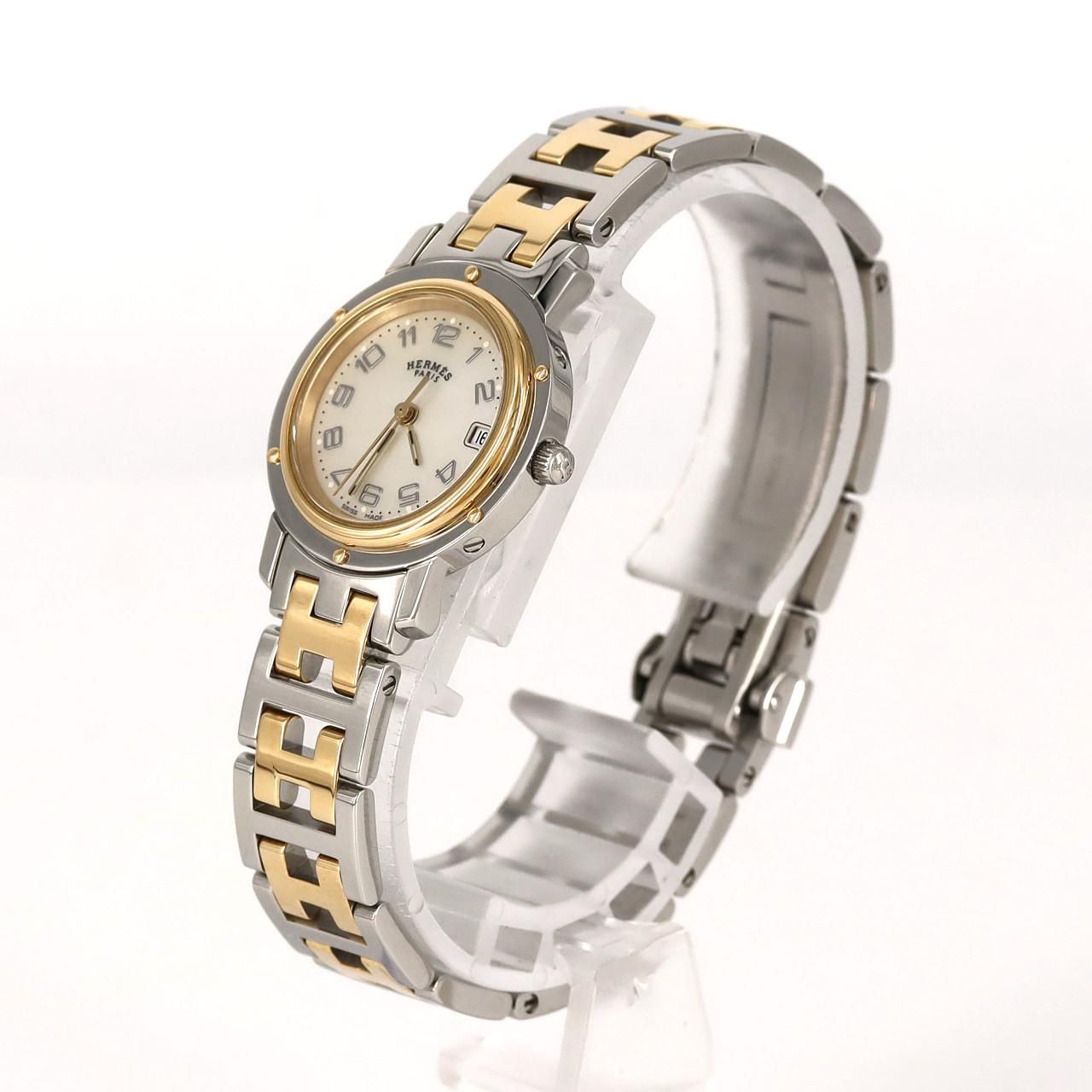 エルメス クリッパーナクレ コンビ CL4.220 SSxGP クォーツ