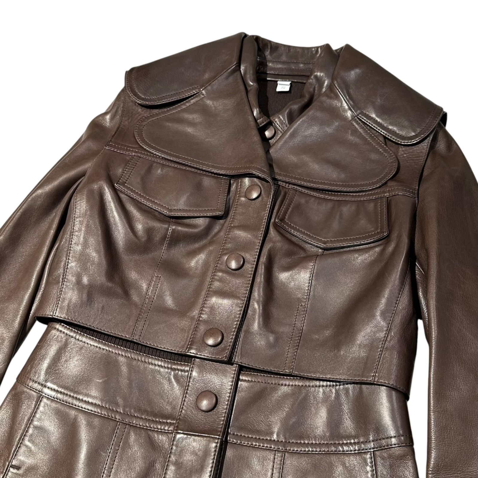 デタッチャブル クロップドベスト