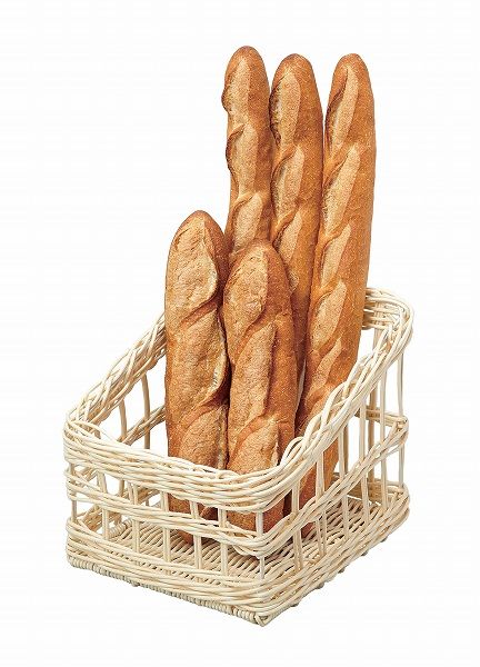 樹脂フランスパンスタンド 白 角 小 91-108A(0024110)