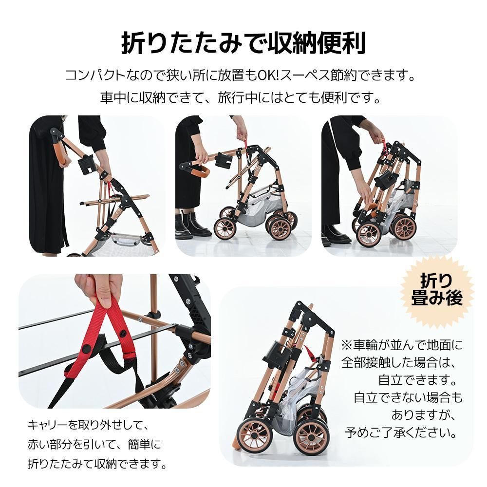 ペットカートアルミ製 取り外し可能 折りたたみ 2way 軽量 ペットカートアルミ製 取り外し可能 折りたたみ 2way 軽量